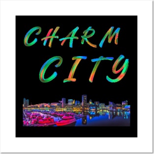 CHARM CITY BALTIMORE DESIGN Posters and Art